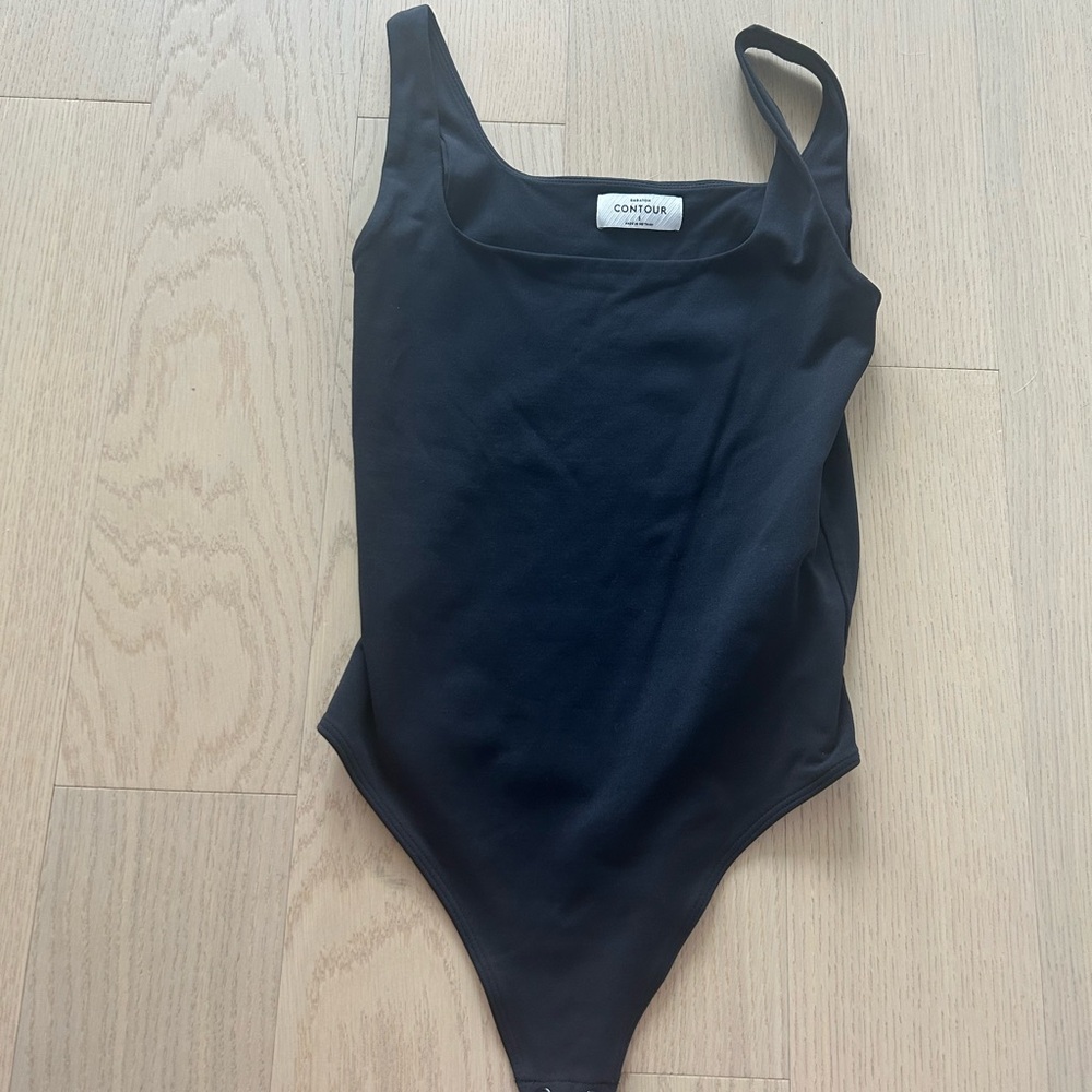 Babaton Black Contour Bodysuit